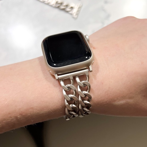 Double Starlight Chain Apple Watch Band 42/44/45 - Picture 4 of 4
